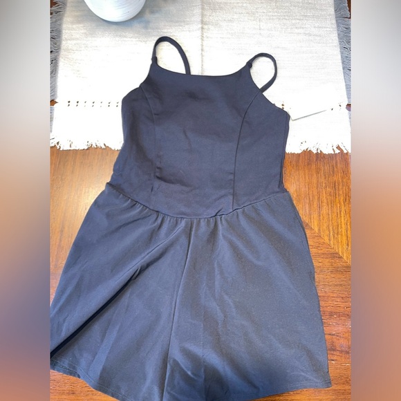 new size 8 girls black romper from all in motion - Picture 1 of 1